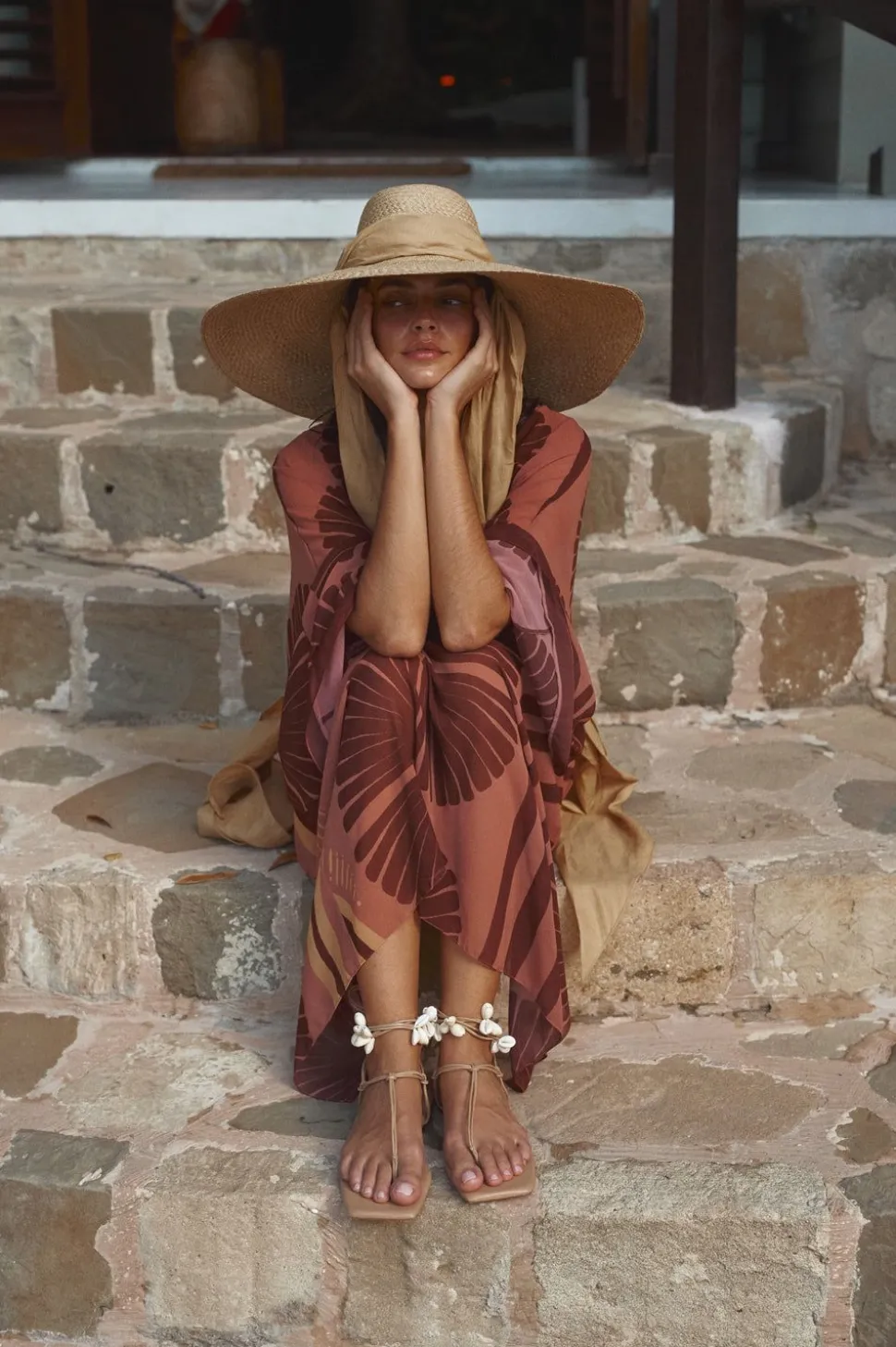 Amazonia Peruana Sandals In Nude