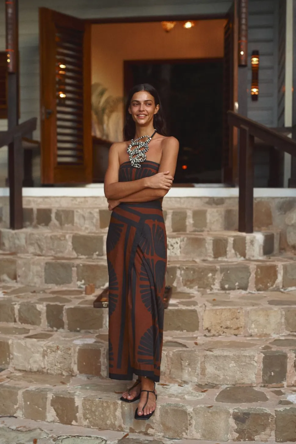 Amazonia Peruana Sandals In Black