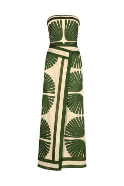 Ancient Peru Dress In Green