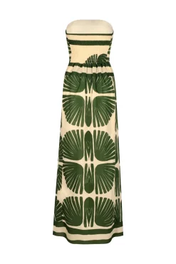 Ancient Peru Dress In Green