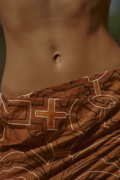 Ayahuma Skirt In Camel