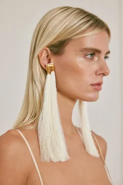 Bodacious Earrings In Ecru