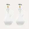 Cano Cristales Vinegar Cruet In Green Set Of 2