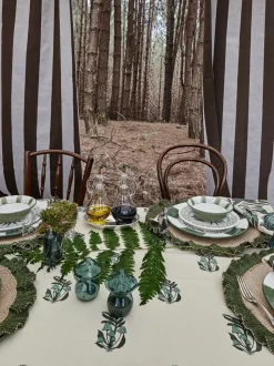 Cano Cristales Vinegar Cruet In Green Set Of 2