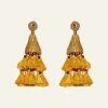 Caudal Magico Earrings In Ochre