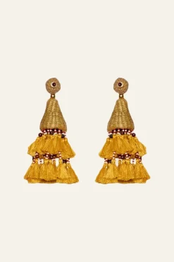 Caudal Magico Earrings In Ochre