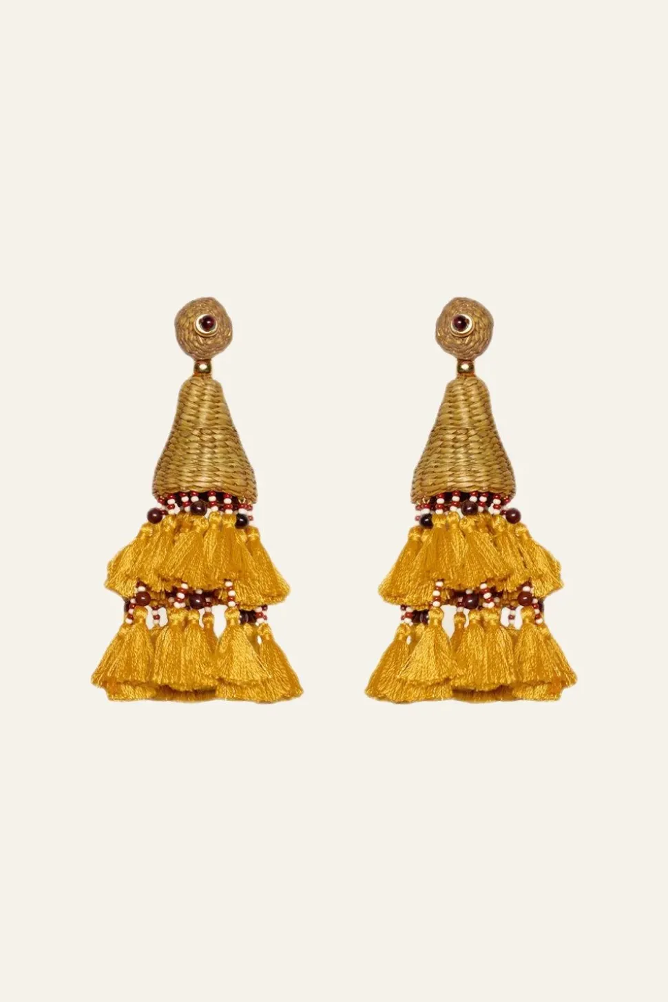 Caudal Magico Earrings In Ochre