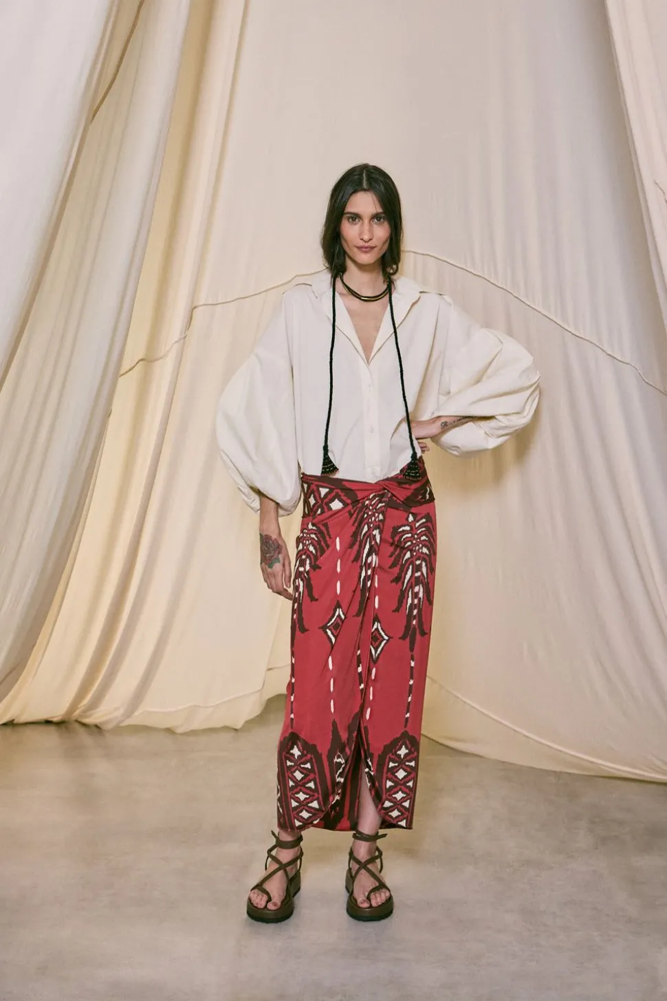 Cocobolo Sandals In Chocolate