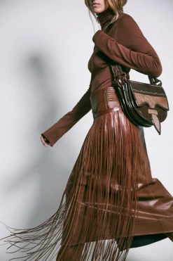 Dancing Earthward Belt In Tobacco