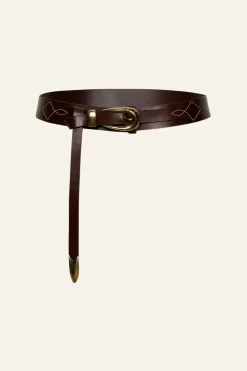 Del Oeste Belt In Chocolate