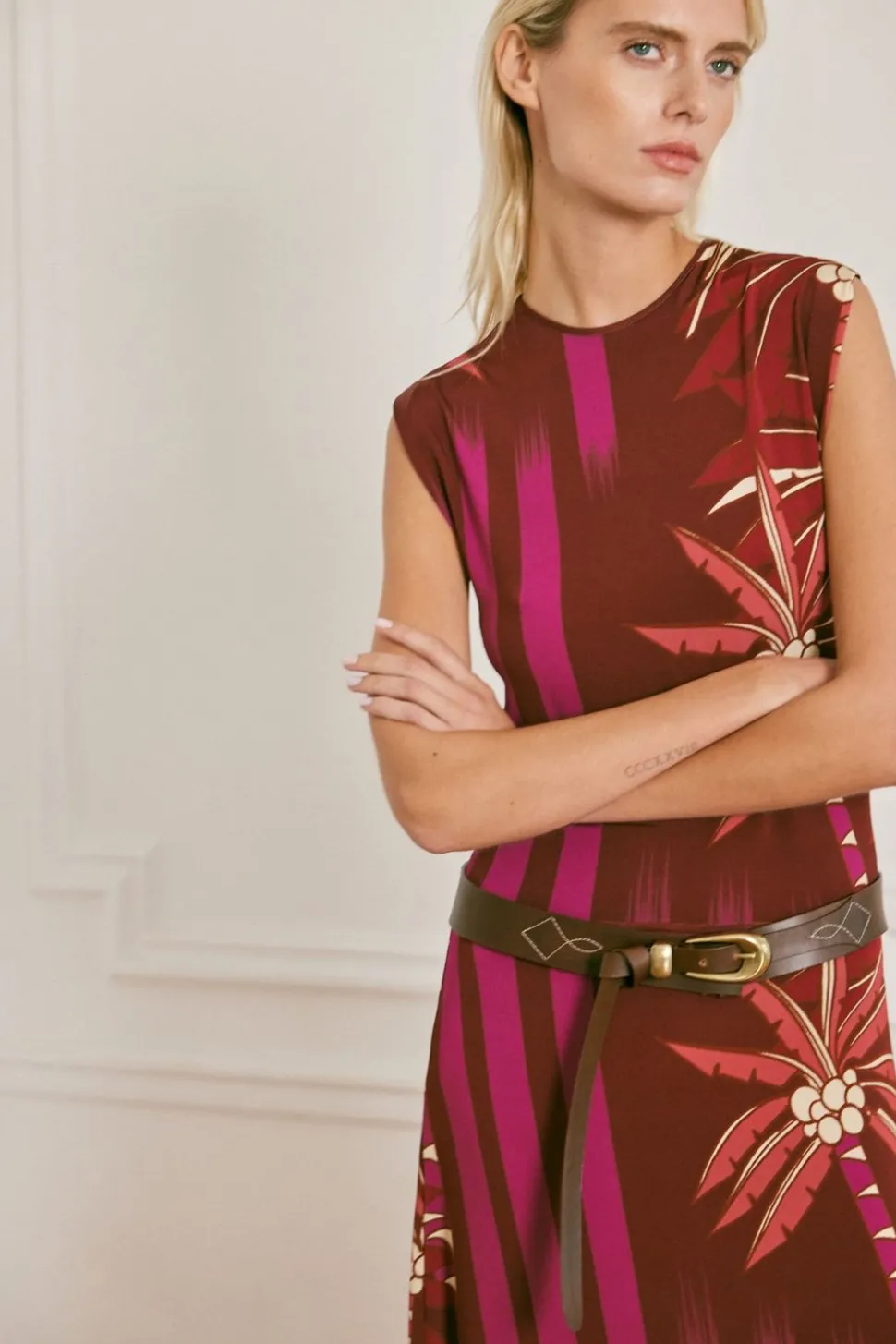 Del Oeste Belt In Chocolate