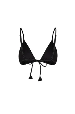 Enjipai Bikini Top In Black