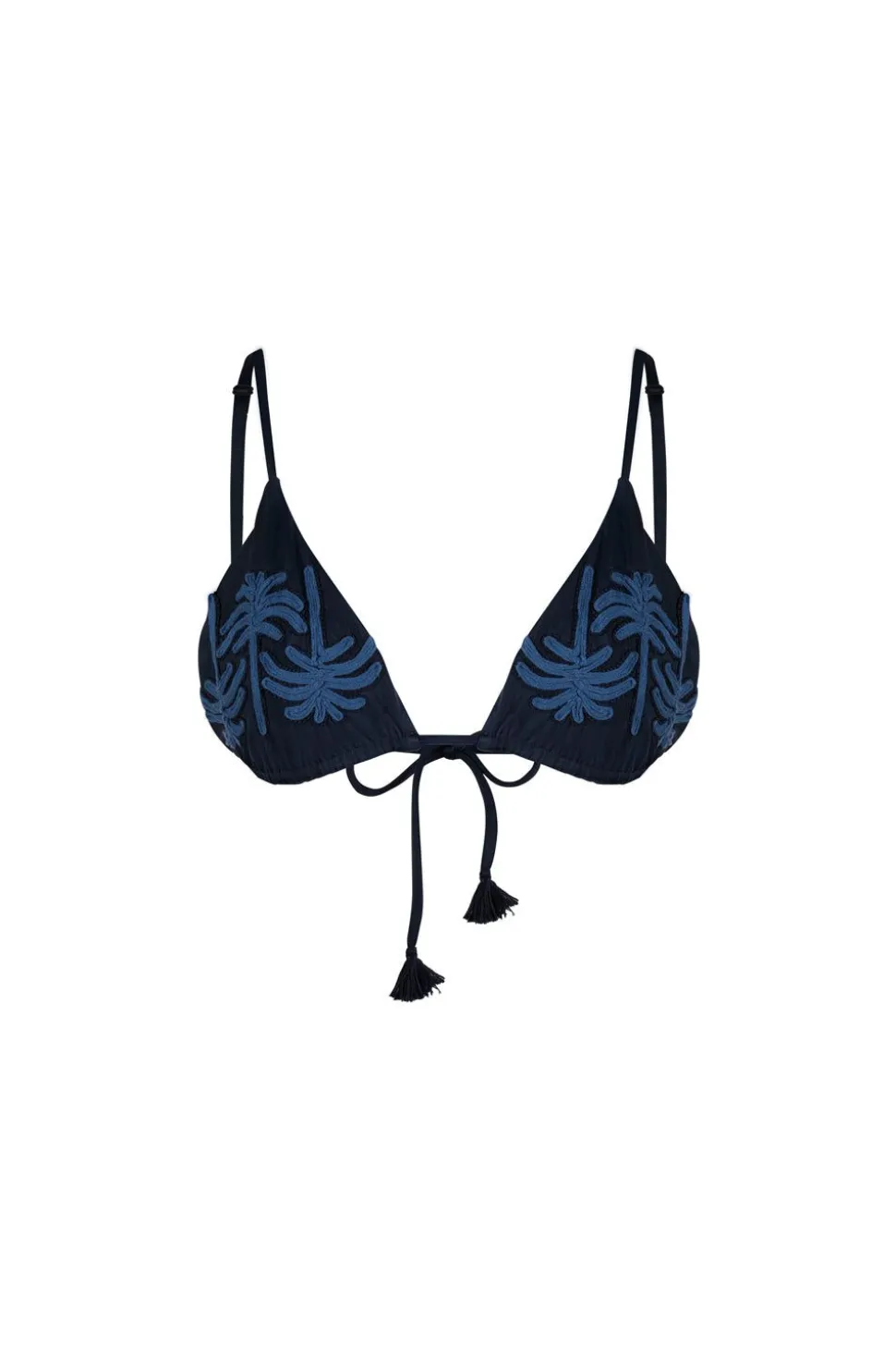 Enjipai Bikini Top In Navy