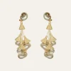 Espiral Sagrado Earrings In Ecru