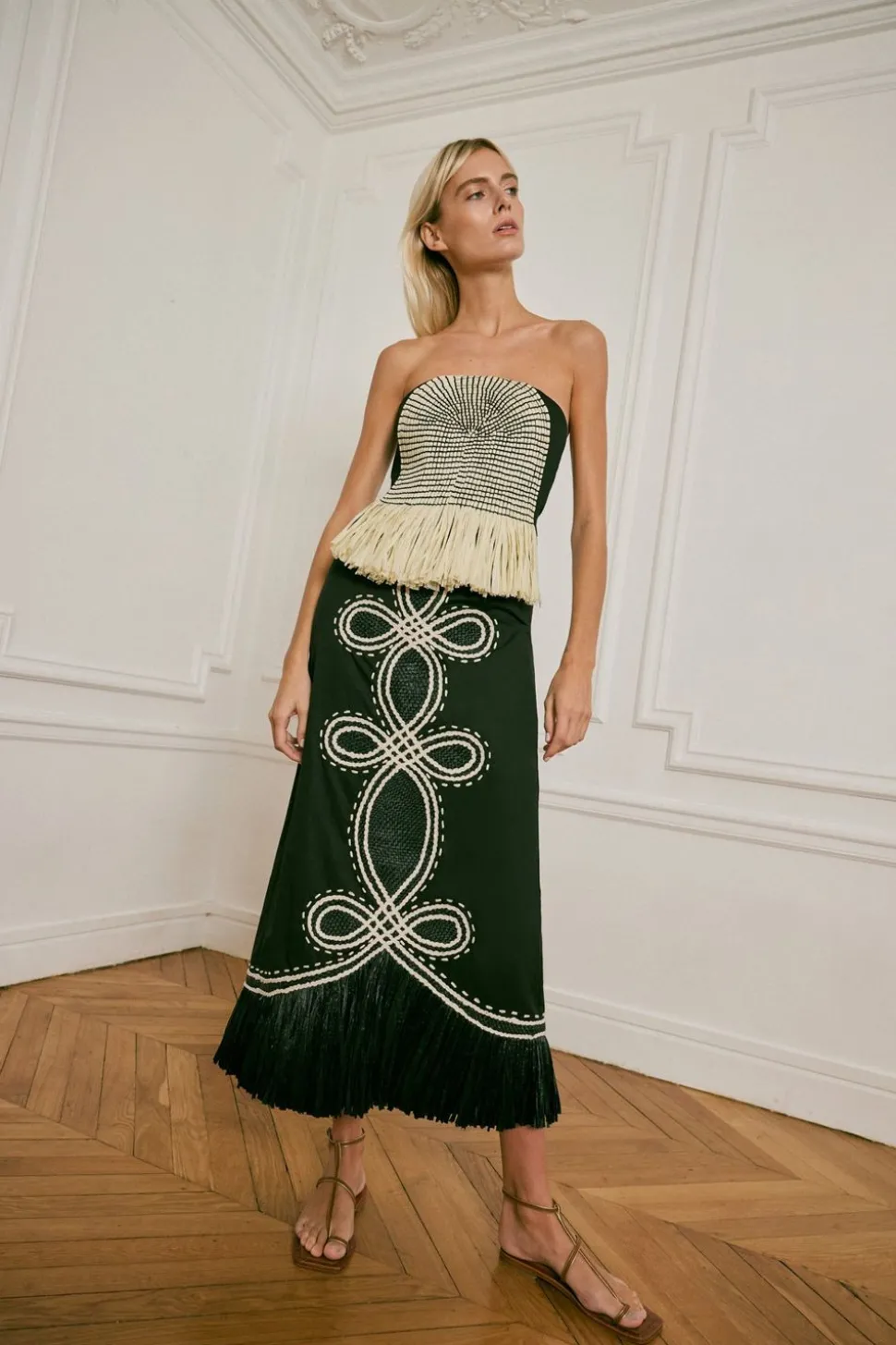 Exploring Textures Top In Black