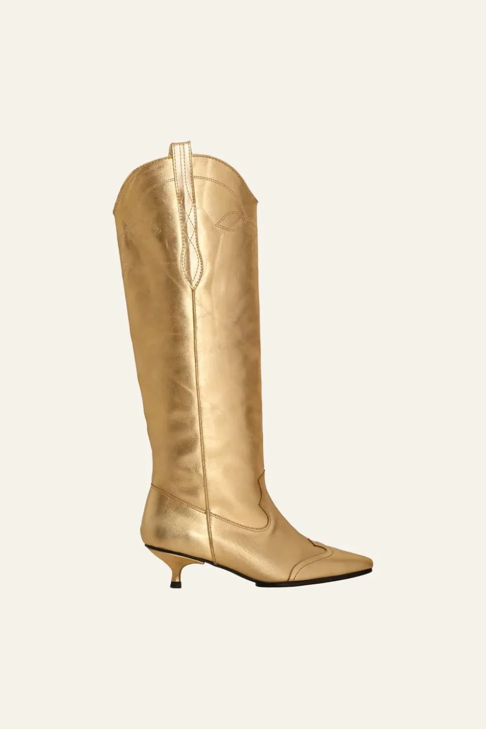 Exuberant Spirit Boots In Gold