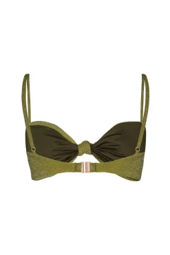 Heliconia Bikini Top In Green