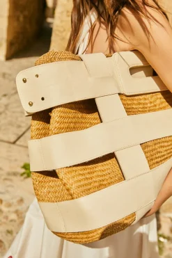 Heritage Vibes Bag In Ecru