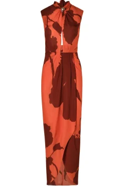 Inspiring Vistas Dress In Red