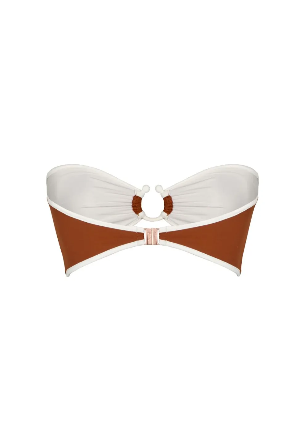 Intense Colorings Bikini Top In Terracota