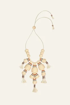 Jump For Joy Necklace In Ecru