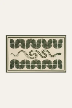 Kene Pareo In Ecru & Green