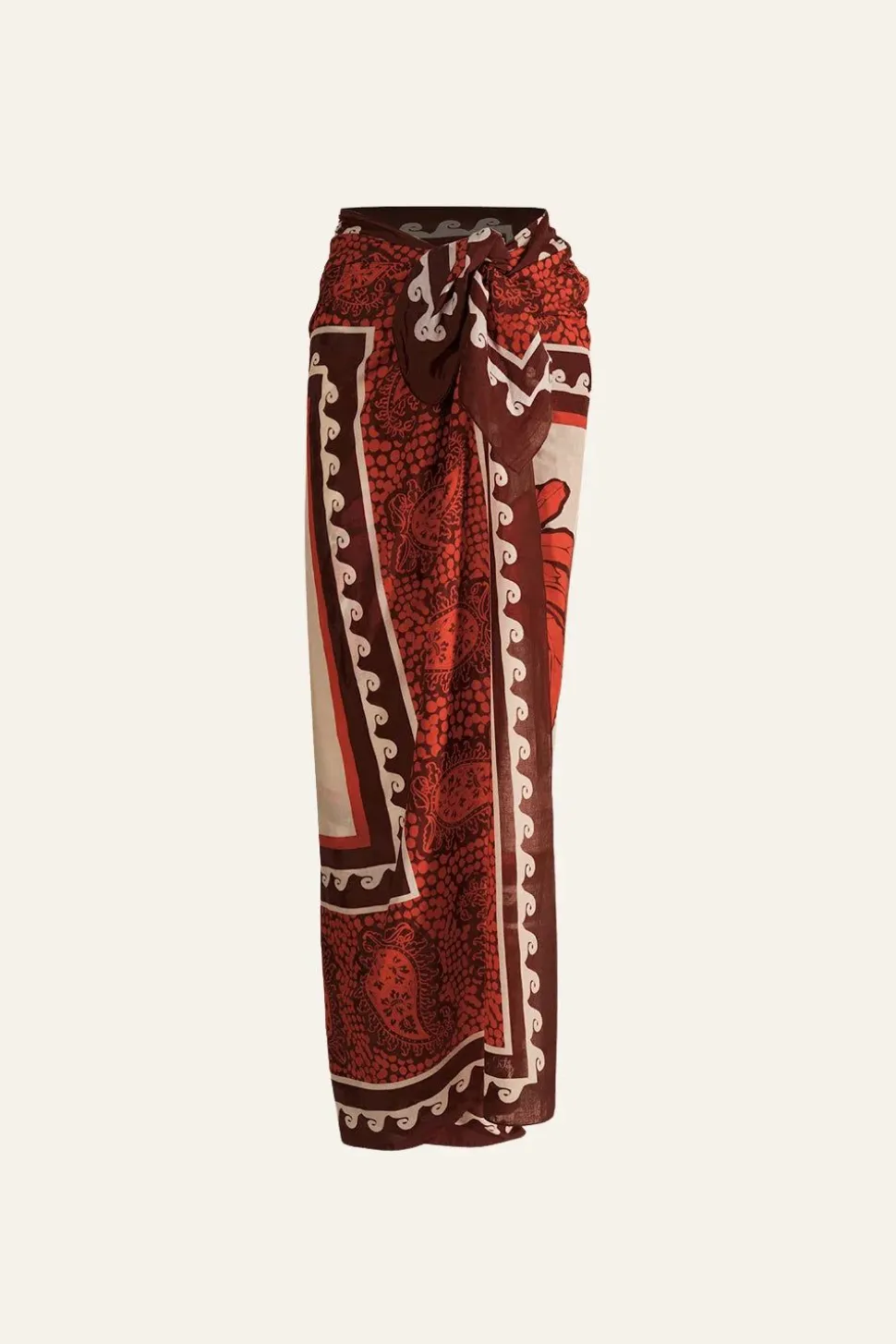 Kilimanjaro Pareo In Red