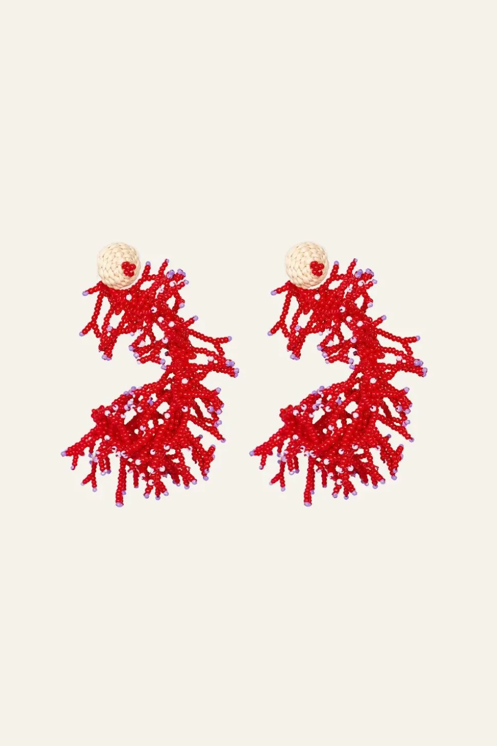 Leyendas Africanas Earrings In Red