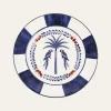 Macao Dinner Plate In Blue Set Of 2