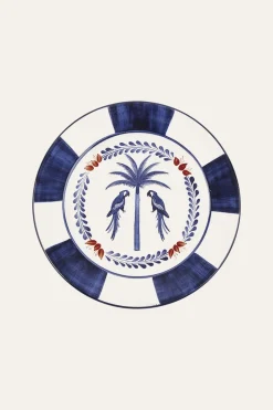 Macao Dinner Plate In Blue Set Of 2
