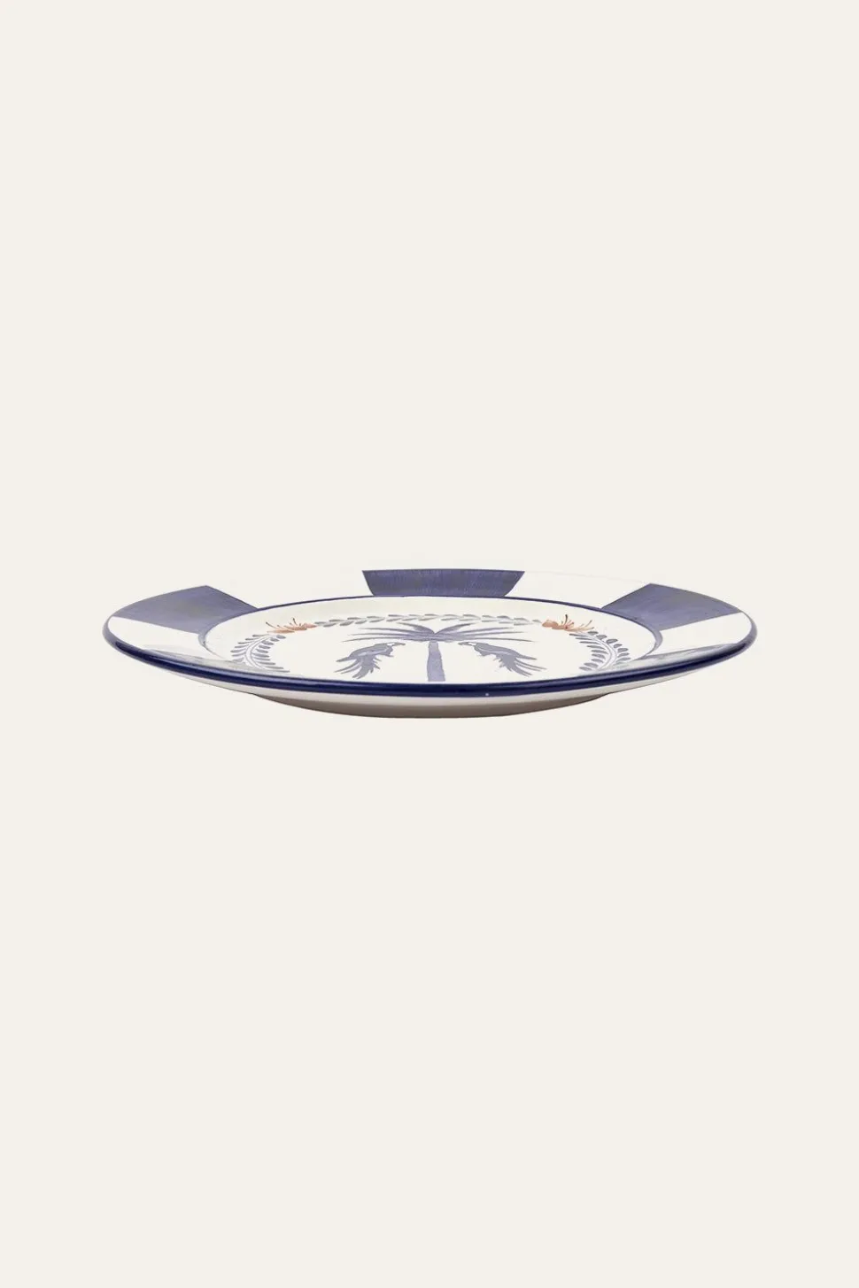 Macao Dinner Plate In Blue Set Of 2