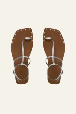 Maze Trek Sandals In Silver