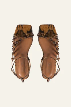 Moon Gazer Flats In Brown Python