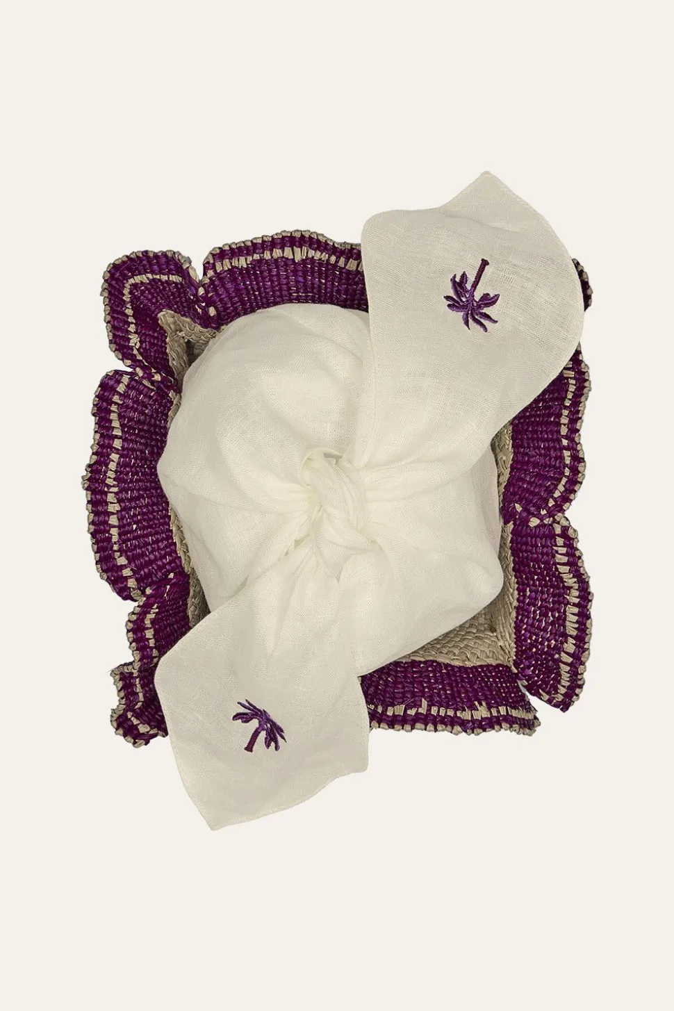 Mushroom Mandala Mini Bread Basket In Acaii Set Of 4