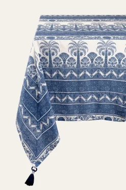 Nuqui Square Tablecloth In Blue