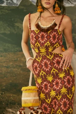 Ornamentos Bag In Mustard