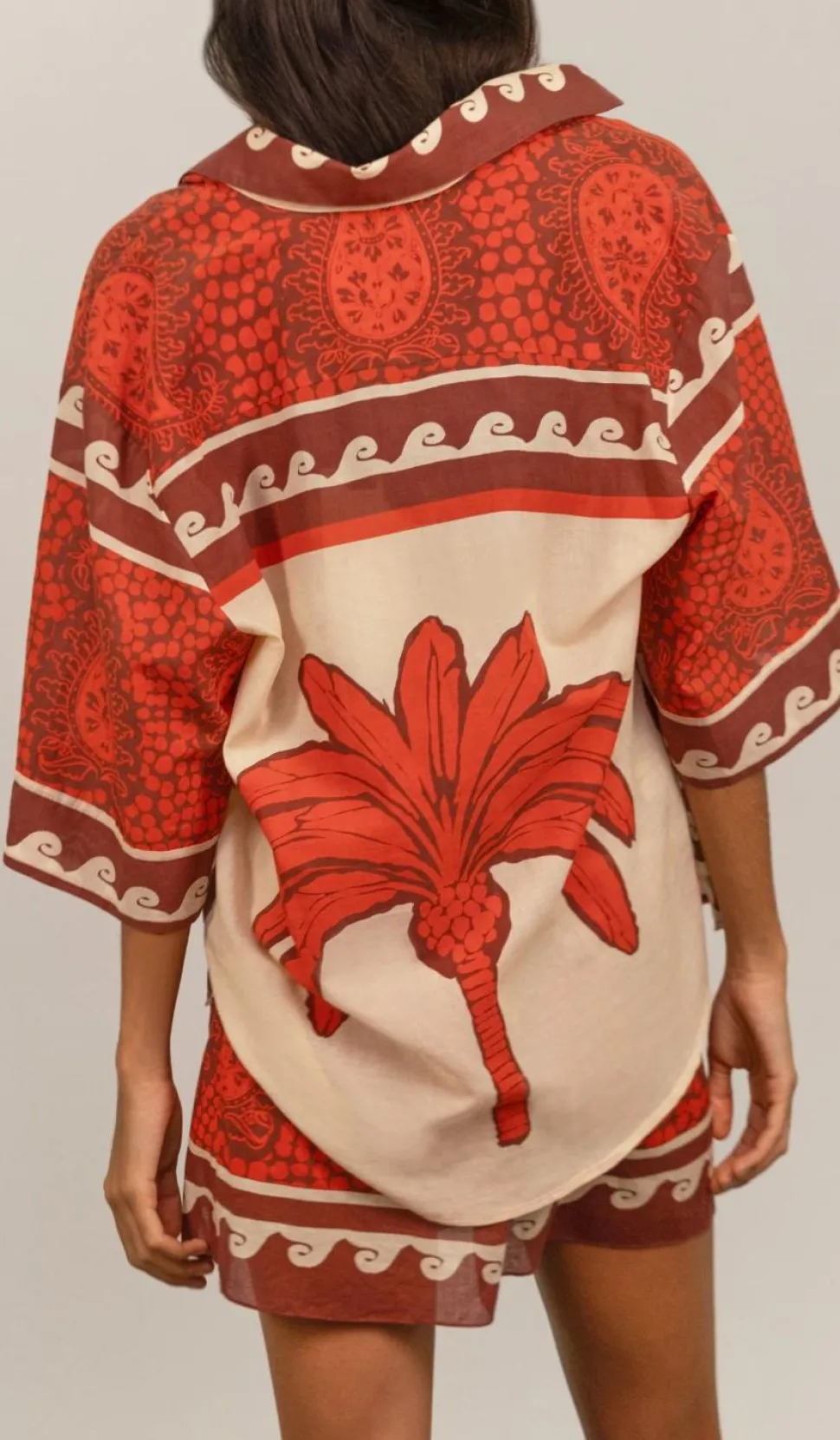 Paisley Situation Shirt In Red