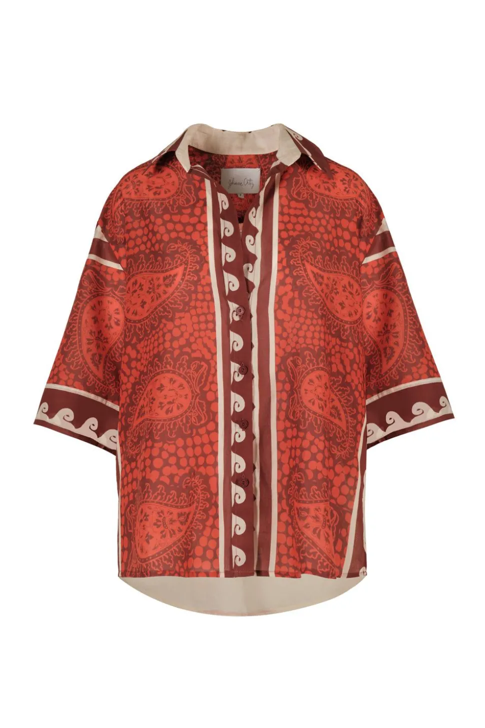 Paisley Situation Shirt In Red