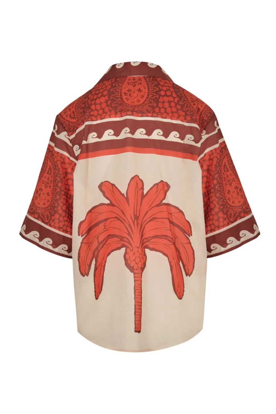 Paisley Situation Shirt In Red