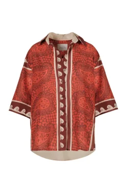 Paisley Situation Shirt In Red