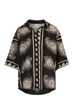 Paisley Situation Shirt In Black