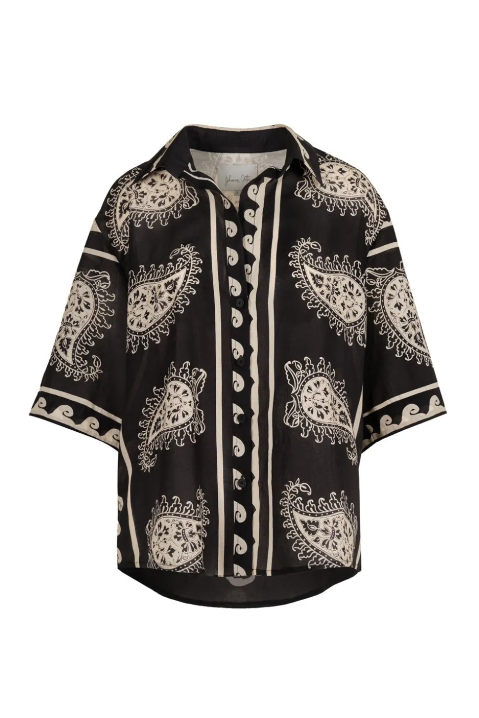 Paisley Situation Shirt In Black