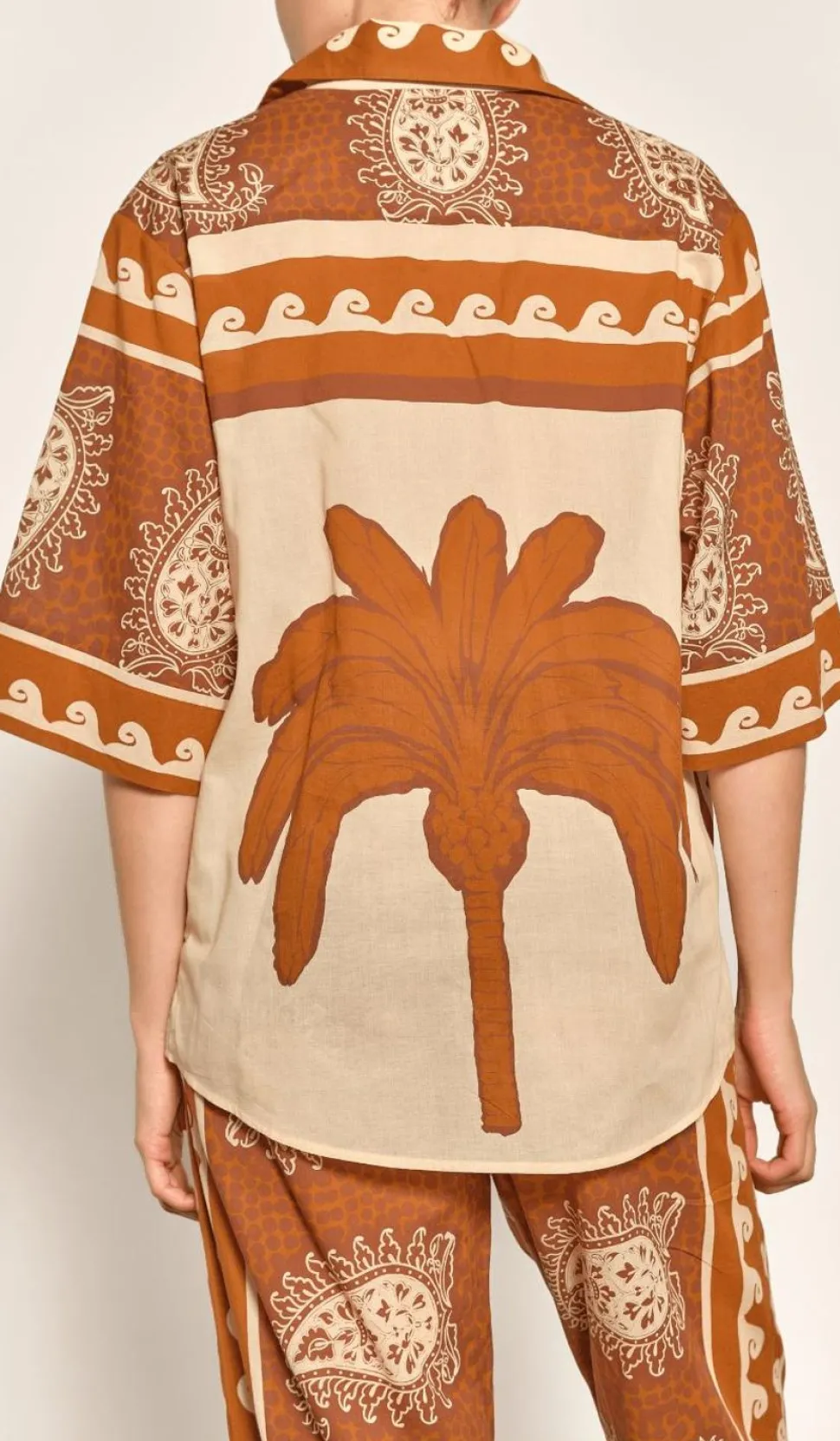 Paisley Situation Shirt In Brown