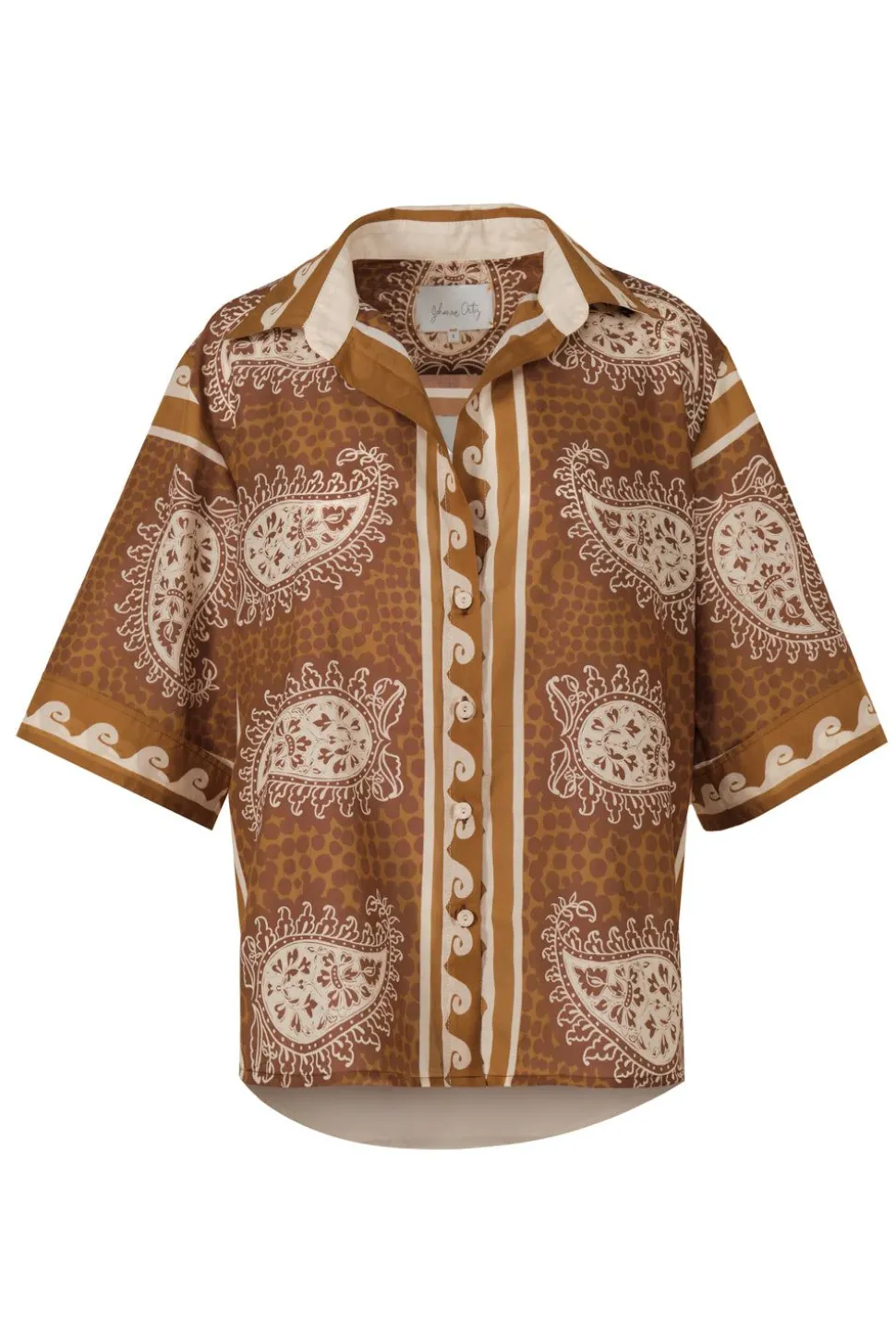 Paisley Situation Shirt In Brown