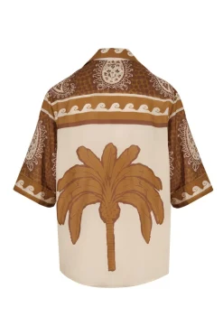 Paisley Situation Shirt In Brown