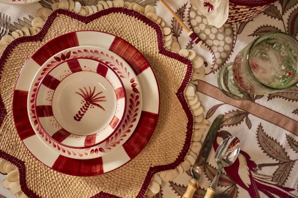 Palma Real Bowl In Magenta Set Of 2