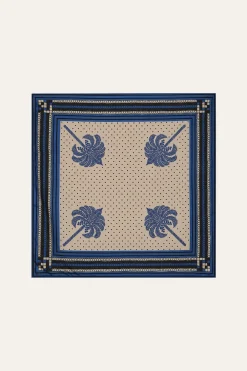 Palmas Canas Scarf In Navy