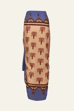 Palms Shawl In Lavanda