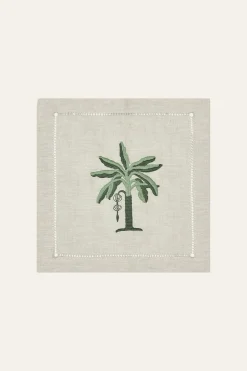 Platanera Napkins In Jade Set Of 4