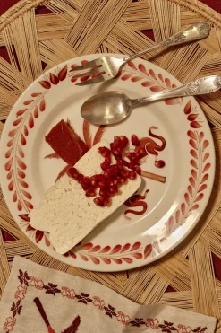 Saimiri Dessert Plate In Magenta Set Of 2